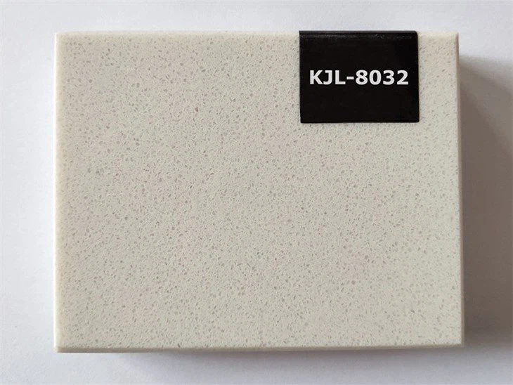 Fine grain white quartz stone slab (2)